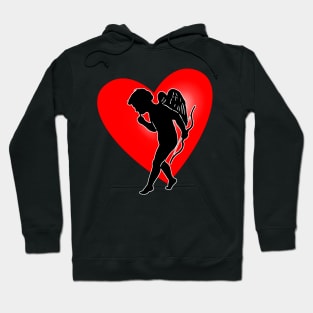 Eros cupid angel in the hearts in love Hoodie